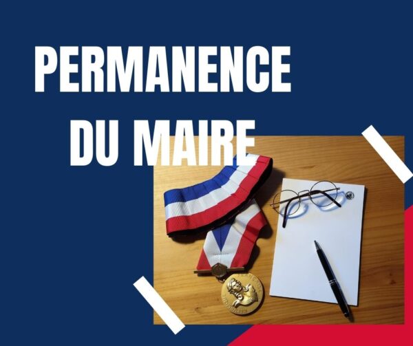 Permanence du Maire