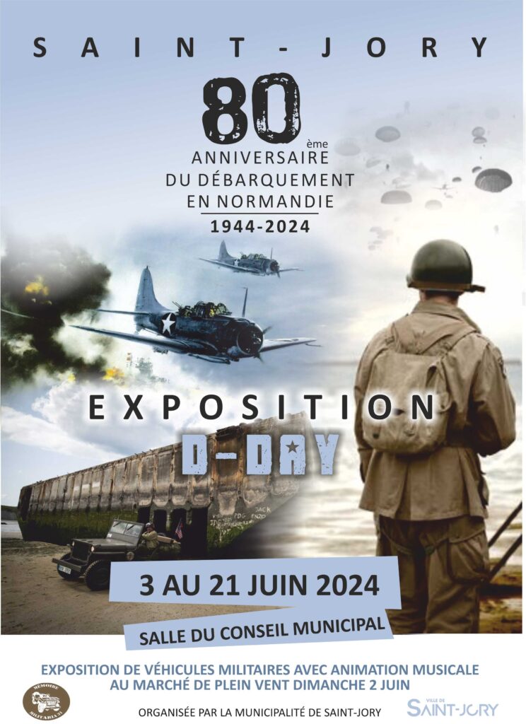 80e anniversaire du débarquement en Normandie 1944-2024!