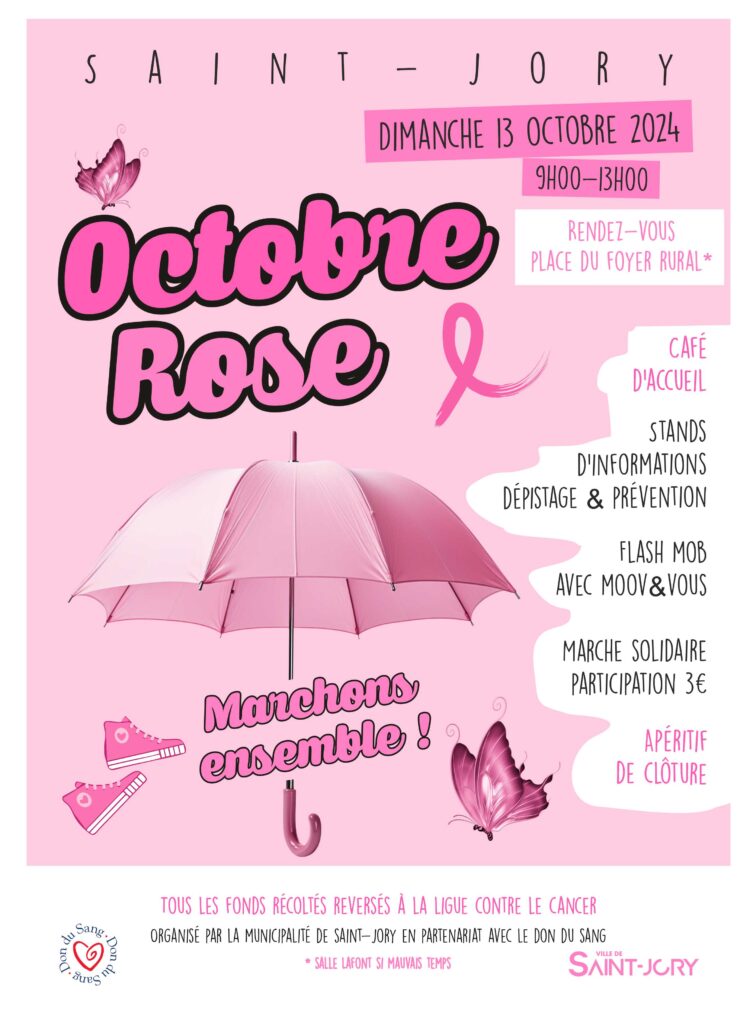 Octobre rose à Saint-Jory