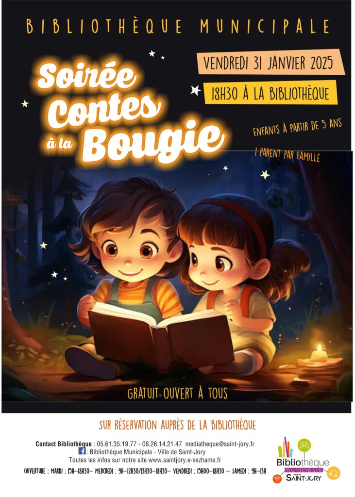 ✨Soirée contes à la bougie 🕯️