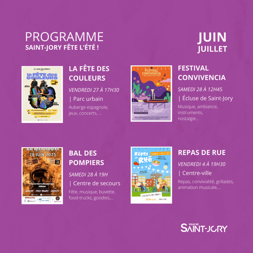 🎉 SAINT-JORY FÊTE L'ÉTÉ ! ☀️