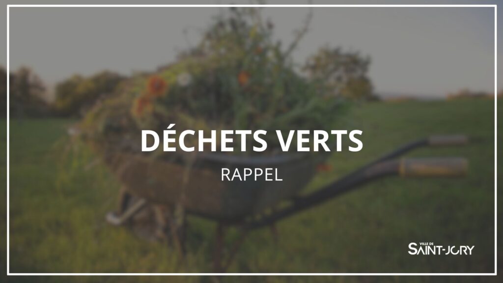 🌿 Déchets verts : pensez à vous inscrire avant le 15 novembre !
