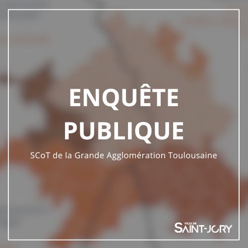 Le Syndicat Mixte du SCoT de la Grande Agglomération Toulousaine (SMEAT) organise une enquête publique dans le cadre de la 2ᵉ révision du Schéma de Cohérence Territoriale (SCoT).Cette démarche permet à chacun de s’informer sur le projet et de donner son avis.
