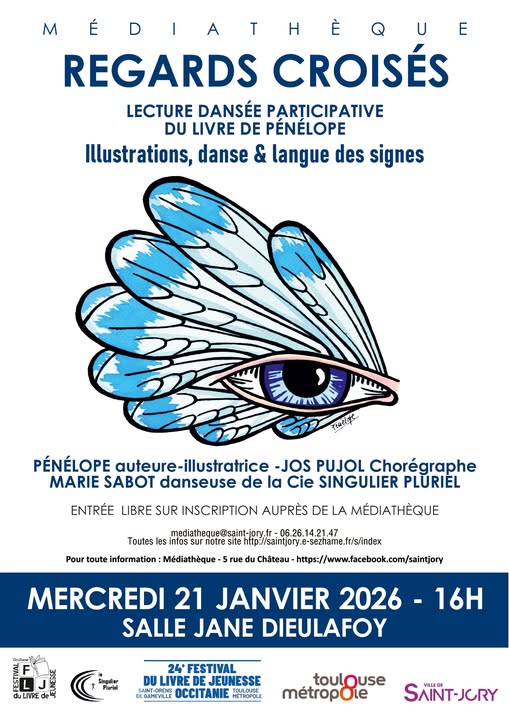 Dans le cadre du Festival du Livre de Jeunesse Occitanie organisé par Toulouse Métropole, la compagnie Singulier Pluriel propose un spectacle original mêlant danse, dessin et langue des signes.